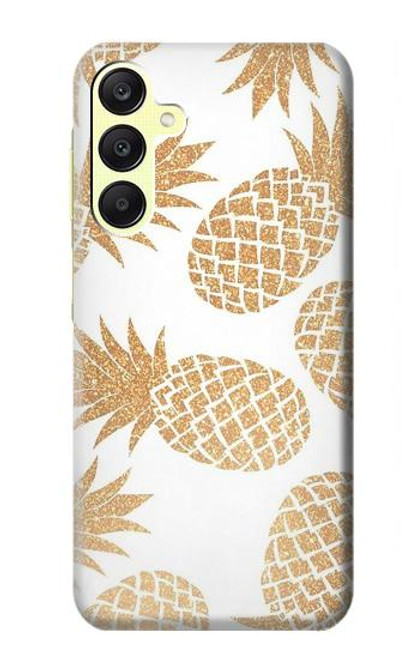 W3718 Seamless Pineapple Hard Case and Leather Flip Case For Samsung Galaxy A25 5G