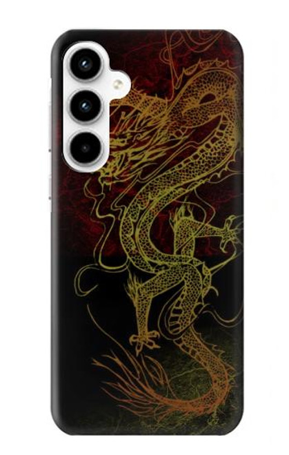 W0354 Chinese Dragon Hard Case and Leather Flip Case For Samsung Galaxy A35 5G