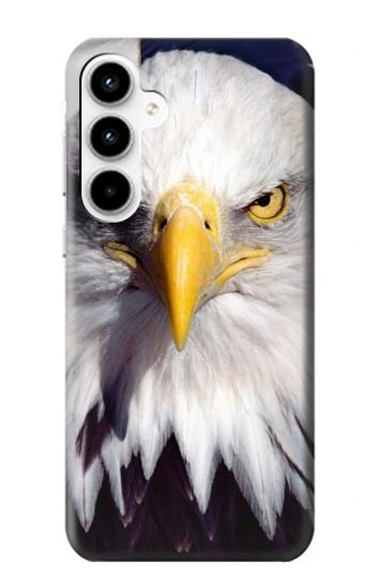 W0854 Eagle American Hard Case and Leather Flip Case For Samsung Galaxy A35 5G