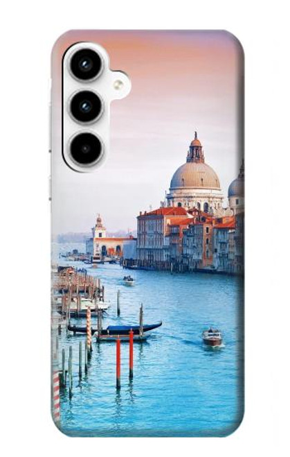 W0982 Beauty of Venice Italy Hard Case and Leather Flip Case For Samsung Galaxy A35 5G