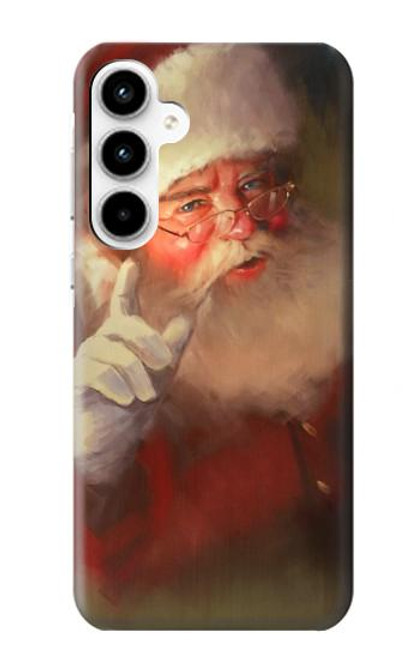 W1144 Xmas Santa Claus Hard Case and Leather Flip Case For Samsung Galaxy A35 5G