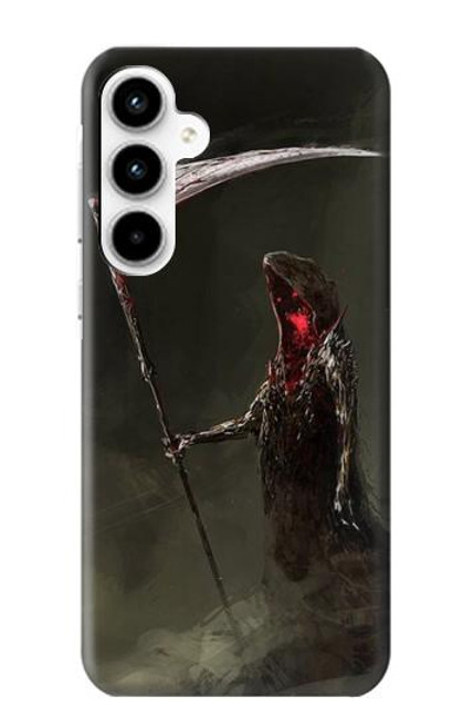 W1319 Grim Reaper Death Scythe Hard Case and Leather Flip Case For Samsung Galaxy A35 5G