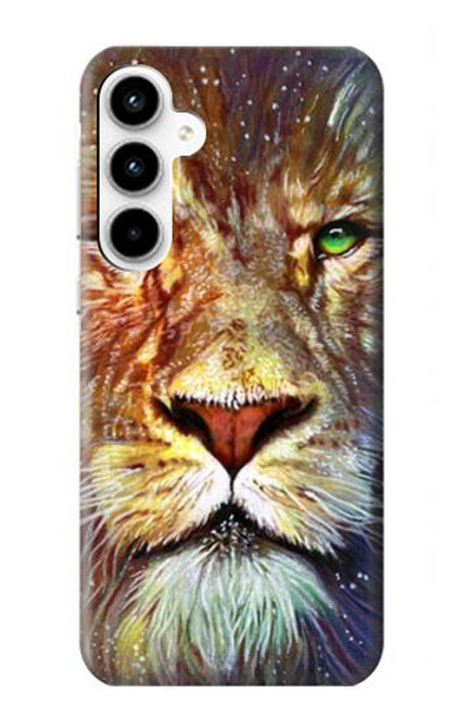 W1354 Lion Hard Case and Leather Flip Case For Samsung Galaxy A35 5G