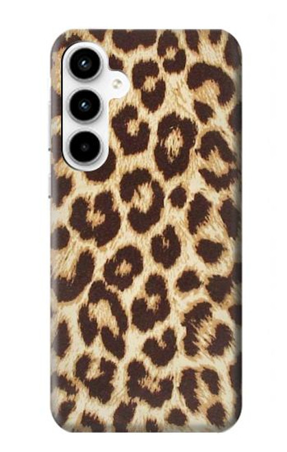 W2204 Leopard Pattern Graphic Printed Hard Case and Leather Flip Case For Samsung Galaxy A35 5G