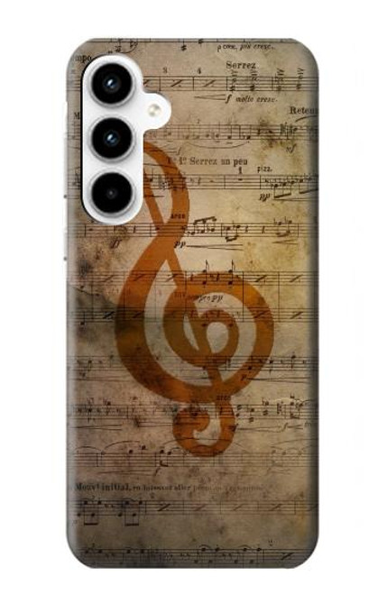 W2368 Sheet Music Notes Hard Case and Leather Flip Case For Samsung Galaxy A35 5G