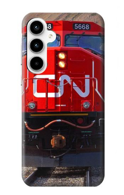 W2774 Train Canadian National Railway Hard Case and Leather Flip Case For Samsung Galaxy A35 5G