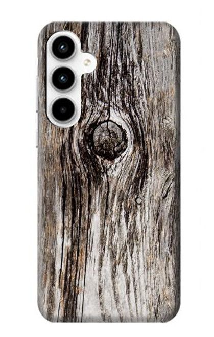 W2844 Old Wood Bark Graphic Hard Case and Leather Flip Case For Samsung Galaxy A35 5G