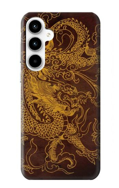 W2911 Chinese Dragon Hard Case and Leather Flip Case For Samsung Galaxy A35 5G