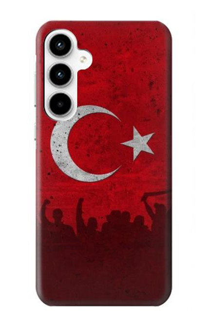 W2991 Turkey Football Soccer Hard Case and Leather Flip Case For Samsung Galaxy A35 5G