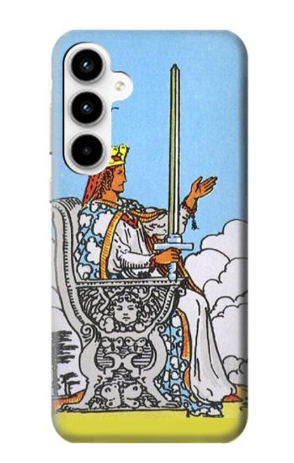 W3068 Tarot Card Queen of Swords Hard Case and Leather Flip Case For Samsung Galaxy A35 5G