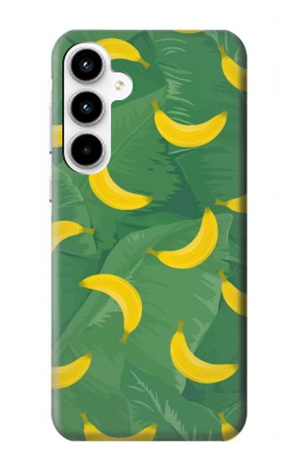 W3286 Banana Fruit Pattern Hard Case and Leather Flip Case For Samsung Galaxy A35 5G