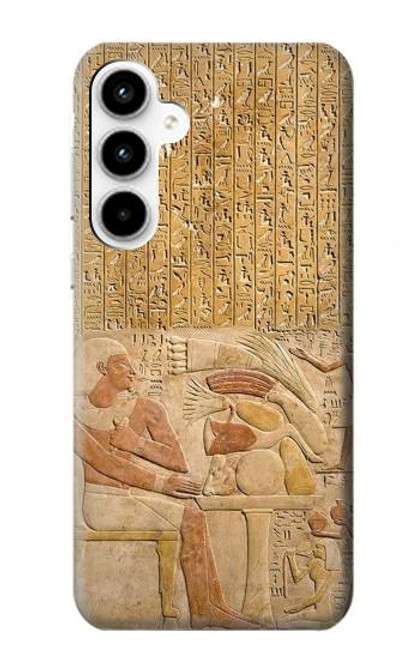 W3398 Egypt Stela Mentuhotep Hard Case and Leather Flip Case For Samsung Galaxy A35 5G