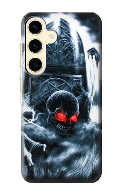 W0297 Zombie Dead Man Hard Case and Leather Flip Case For Samsung Galaxy S24