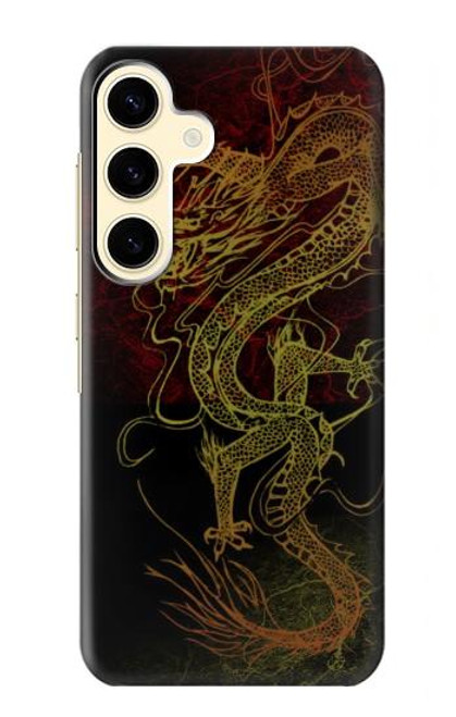 W0354 Chinese Dragon Hard Case and Leather Flip Case For Samsung Galaxy S24