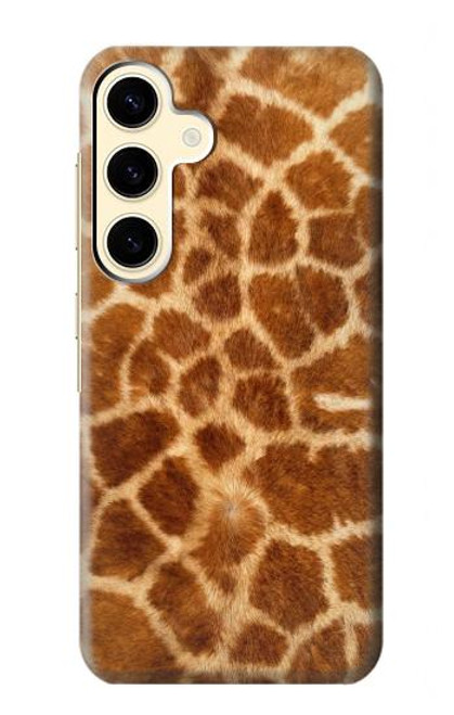 W0422 Giraffe Skin Hard Case and Leather Flip Case For Samsung Galaxy S24