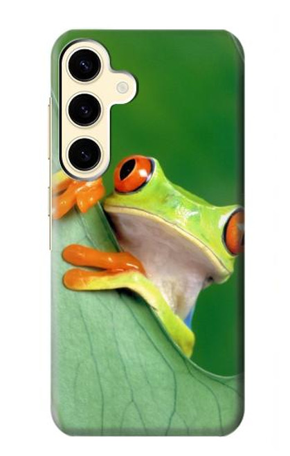W1047 Little Frog Hard Case and Leather Flip Case For Samsung Galaxy S24