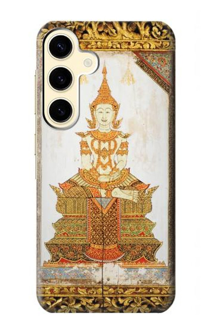 W1511 Thai Emerald Art Hard Case and Leather Flip Case For Samsung Galaxy S24