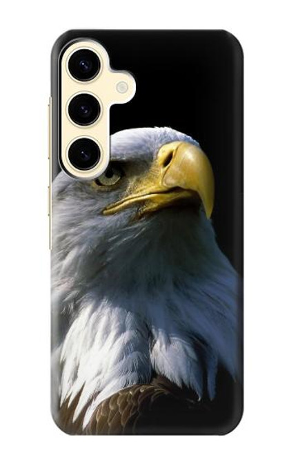 W2046 Bald Eagle Hard Case and Leather Flip Case For Samsung Galaxy S24