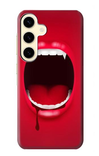 W2103 Vampire Mouth Hard Case and Leather Flip Case For Samsung Galaxy S24