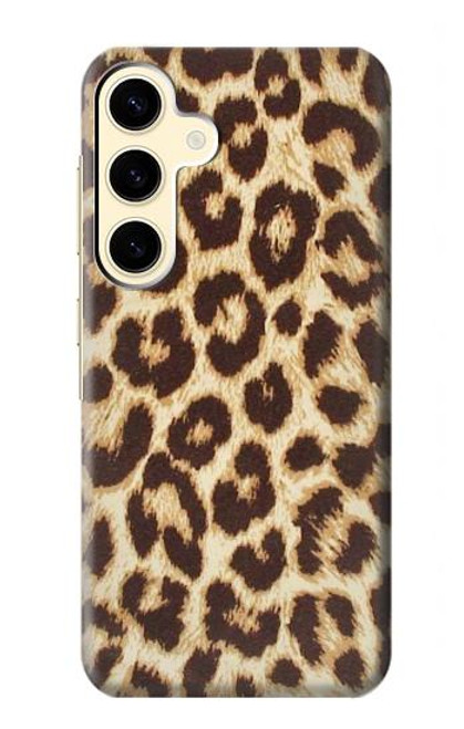 W2204 Leopard Pattern Graphic Printed Hard Case and Leather Flip Case For Samsung Galaxy S24