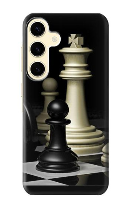 W2262 Chess King Hard Case and Leather Flip Case For Samsung Galaxy S24