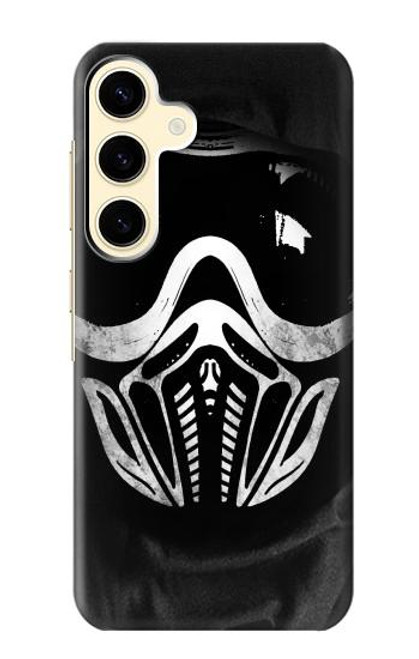 W2924 Paintball Mask Hard Case and Leather Flip Case For Samsung Galaxy S24