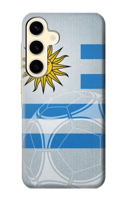 W2995 Uruguay Football Soccer Hard Case and Leather Flip Case For Samsung Galaxy S24