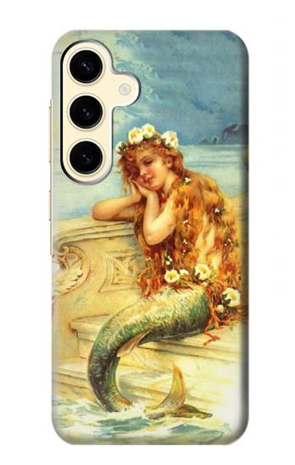 W3184 Little Mermaid Painting Hard Case and Leather Flip Case For Samsung Galaxy S24