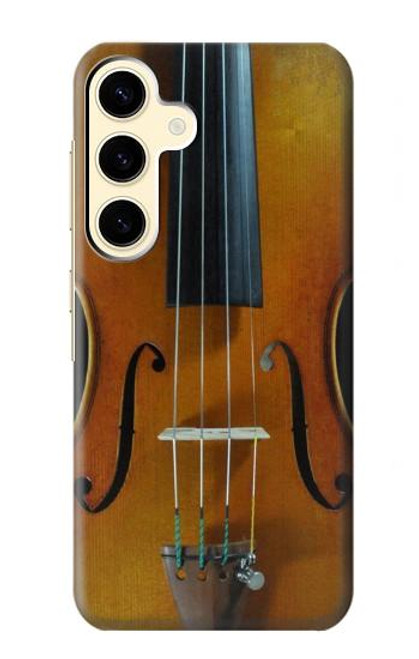 W3234 Violin Hard Case and Leather Flip Case For Samsung Galaxy S24