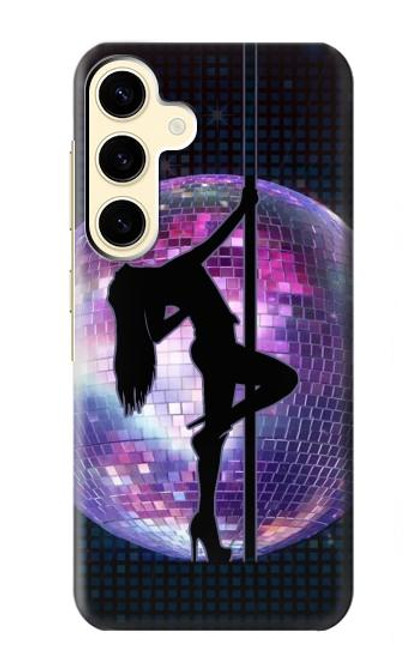 W3284 Sexy Girl Disco Pole Dance Hard Case and Leather Flip Case For Samsung Galaxy S24