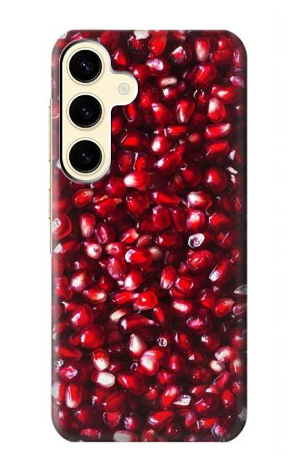 W3757 Pomegranate Hard Case and Leather Flip Case For Samsung Galaxy S24