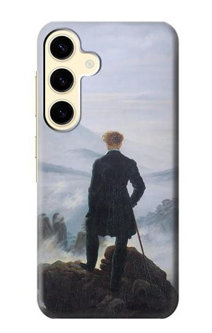 W3789 Wanderer above the Sea of Fog Hard Case and Leather Flip Case For Samsung Galaxy S24