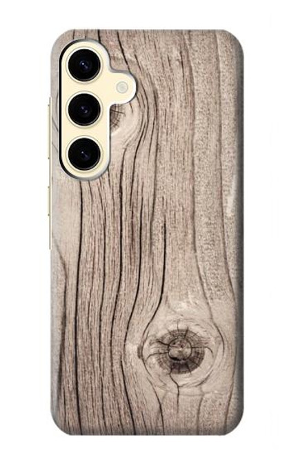 W3822 Tree Woods Texture Graphic Printed Hard Case and Leather Flip Case For Samsung Galaxy S24