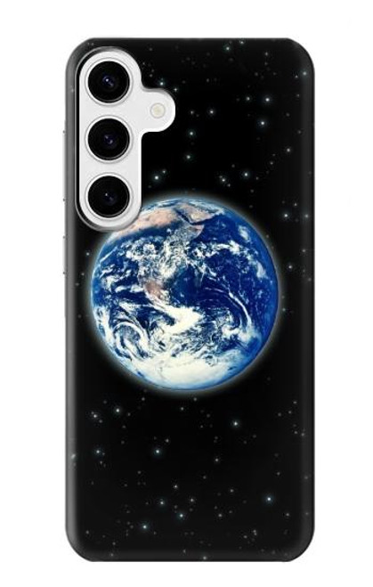 W2266 Earth Planet Space Star nebula Hard Case and Leather Flip Case For Samsung Galaxy S24 Plus