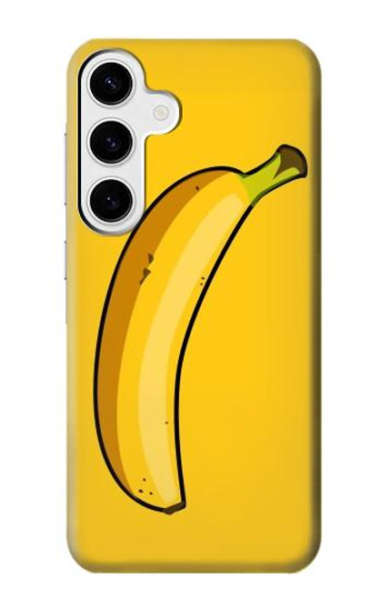 W2294 Banana Hard Case and Leather Flip Case For Samsung Galaxy S24 Plus