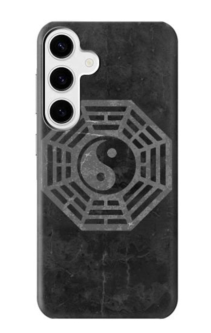 W2503 Tao Dharma Yin Yang Hard Case and Leather Flip Case For Samsung Galaxy S24 Plus