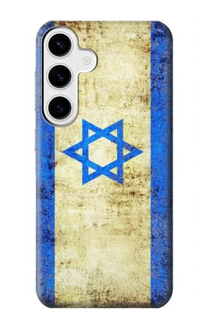 W2614 Israel Old Flag Hard Case and Leather Flip Case For Samsung Galaxy S24 Plus