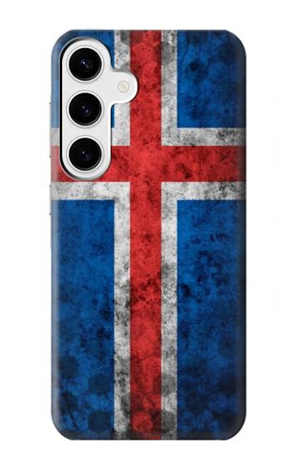 W3000 Iceland Football Soccer Hard Case and Leather Flip Case For Samsung Galaxy S24 Plus