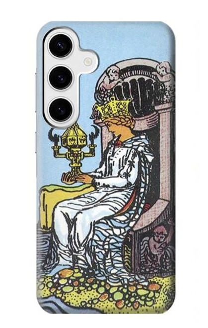 W3067 Tarot Card Queen of Cups Hard Case and Leather Flip Case For Samsung Galaxy S24 Plus