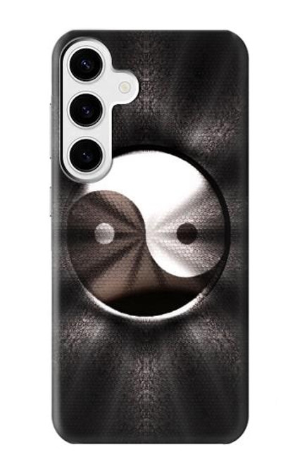 W3241 Yin Yang Symbol Hard Case and Leather Flip Case For Samsung Galaxy S24 Plus