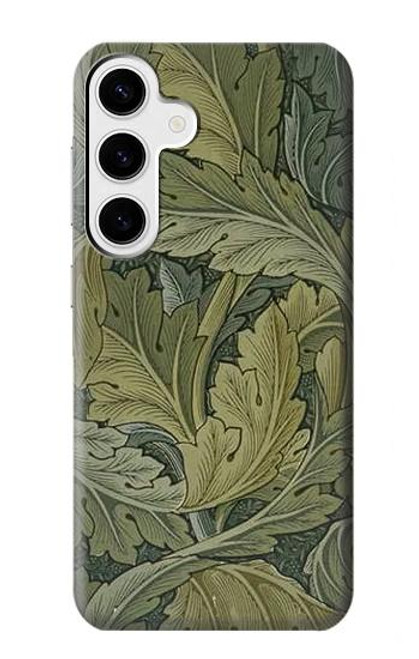 W3790 William Morris Acanthus Leaves Hard Case and Leather Flip Case For Samsung Galaxy S24 Plus