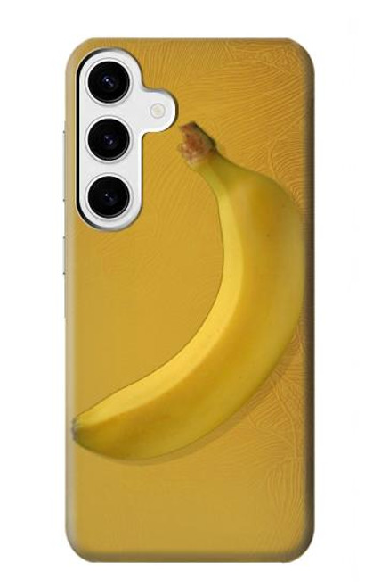 W3872 Banana Hard Case and Leather Flip Case For Samsung Galaxy S24 Plus