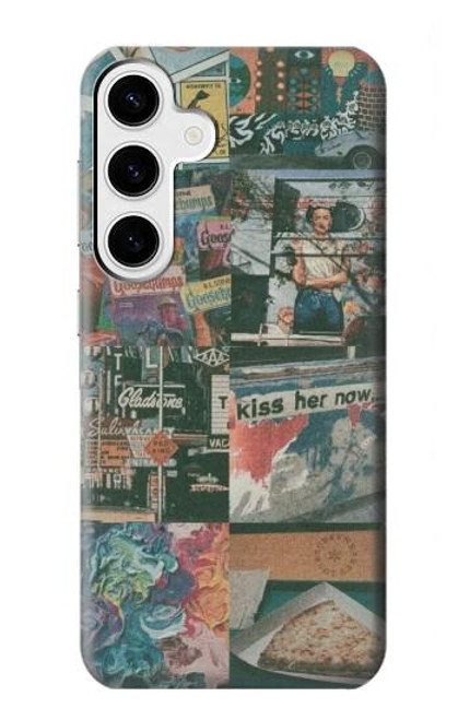 W3909 Vintage Poster Hard Case and Leather Flip Case For Samsung Galaxy S24 Plus