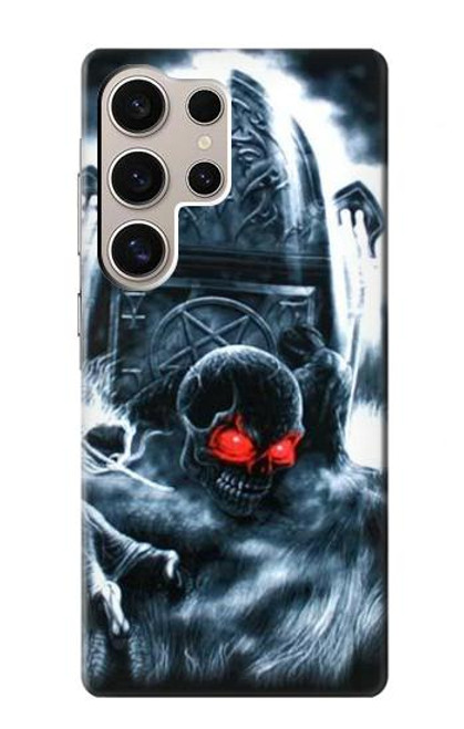 W0297 Zombie Dead Man Hard Case and Leather Flip Case For Samsung Galaxy S24 Ultra