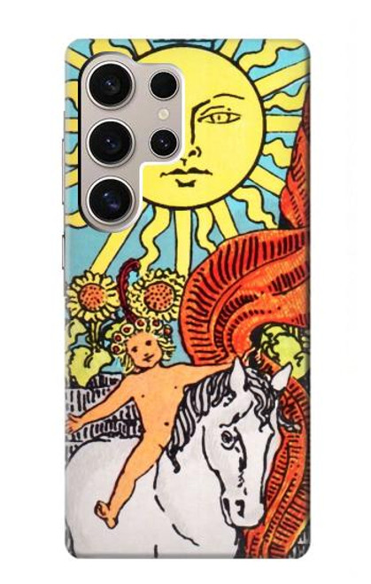 W0565 Tarot Sun Hard Case and Leather Flip Case For Samsung Galaxy S24 Ultra