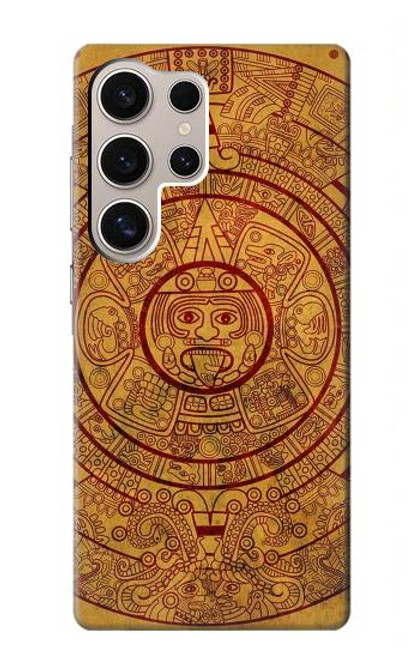 W0692 Mayan Calendar Hard Case and Leather Flip Case For Samsung Galaxy S24 Ultra