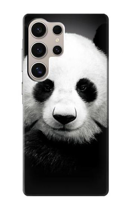 W1072 Panda Bear Hard Case and Leather Flip Case For Samsung Galaxy S24 Ultra