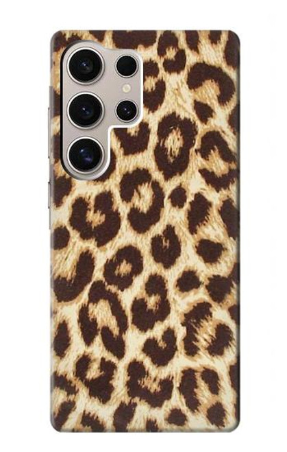 W2204 Leopard Pattern Graphic Printed Hard Case and Leather Flip Case For Samsung Galaxy S24 Ultra