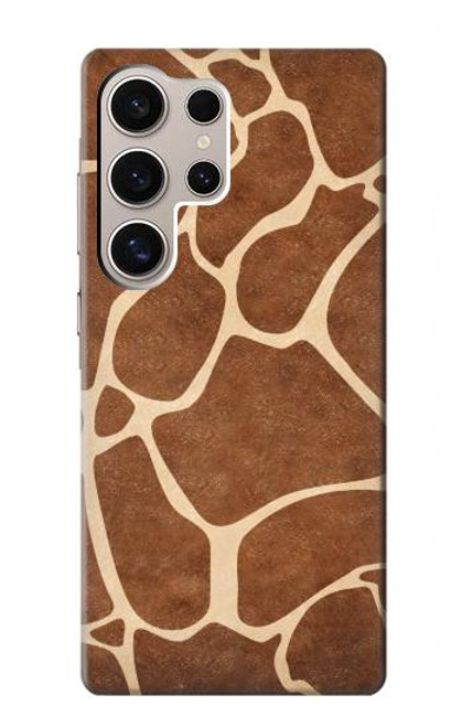 W2326 Giraffe Skin Hard Case and Leather Flip Case For Samsung Galaxy S24 Ultra