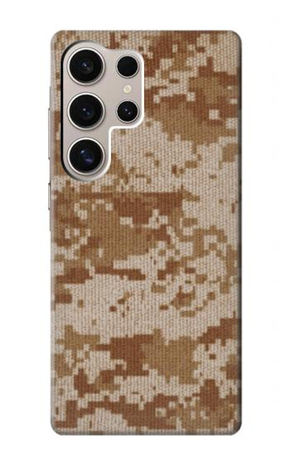 W2939 Desert Digital Camo Camouflage Hard Case and Leather Flip Case For Samsung Galaxy S24 Ultra